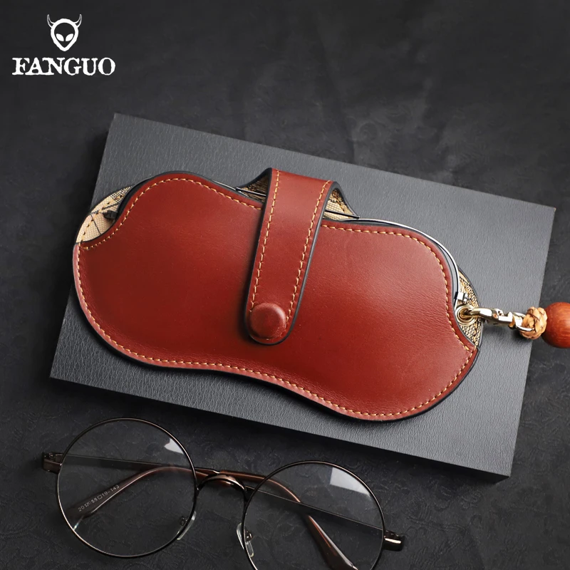 きー 新品 drip Leather Glasses Case 日本製 Japanese leather glassescases for men - Free Spirits