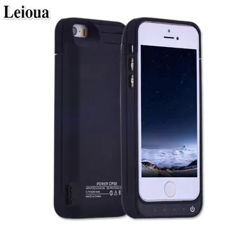 新のためのiphone 6 6s 7 8 2500/3700/5000/7000mah電源銀行チャリングケースのためのiphone 6 7 8プラスバッテリー充電器ケース