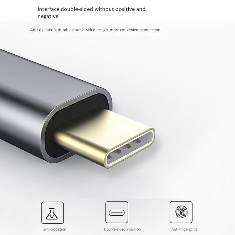 4K Ultra Hd Usb 3,1 Usb-C type C к Hdmi-F-адаптер HDTV ключ Кабельный адаптер-переходник для Macbook для Lumia950Xl черный