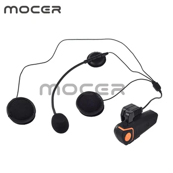 

Bluetooth Motorbike Helmet Intercom Headset Headphone FM Radio+Soft Earpiece