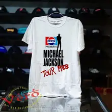 Michael Jackson Vintage BAD Pepsi Concert Tour 1988 TOP T shirt T Shirts Short Sleeve top tee Michael Jackson Vintage BAD Pepsi Concert Tour 1988 TOP T shirt T Shirts Short Sleeve top tee