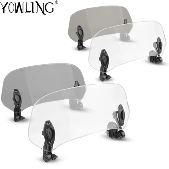 

Transparent/ Smoke Motorcycle Windshield Windscreen Ventilation plate side panels For YAMAHA YZF-R25 FZ6R YZF-R1 FJ-09 FZ1 FZ6