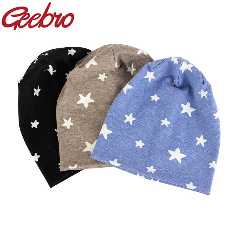 

Geebro Women Cotton Star Beanies Hat New Tin Spring Autumn Female Baggy Beanie Skullies Cap Slouchy Bonnet Hat For Ladies Gift