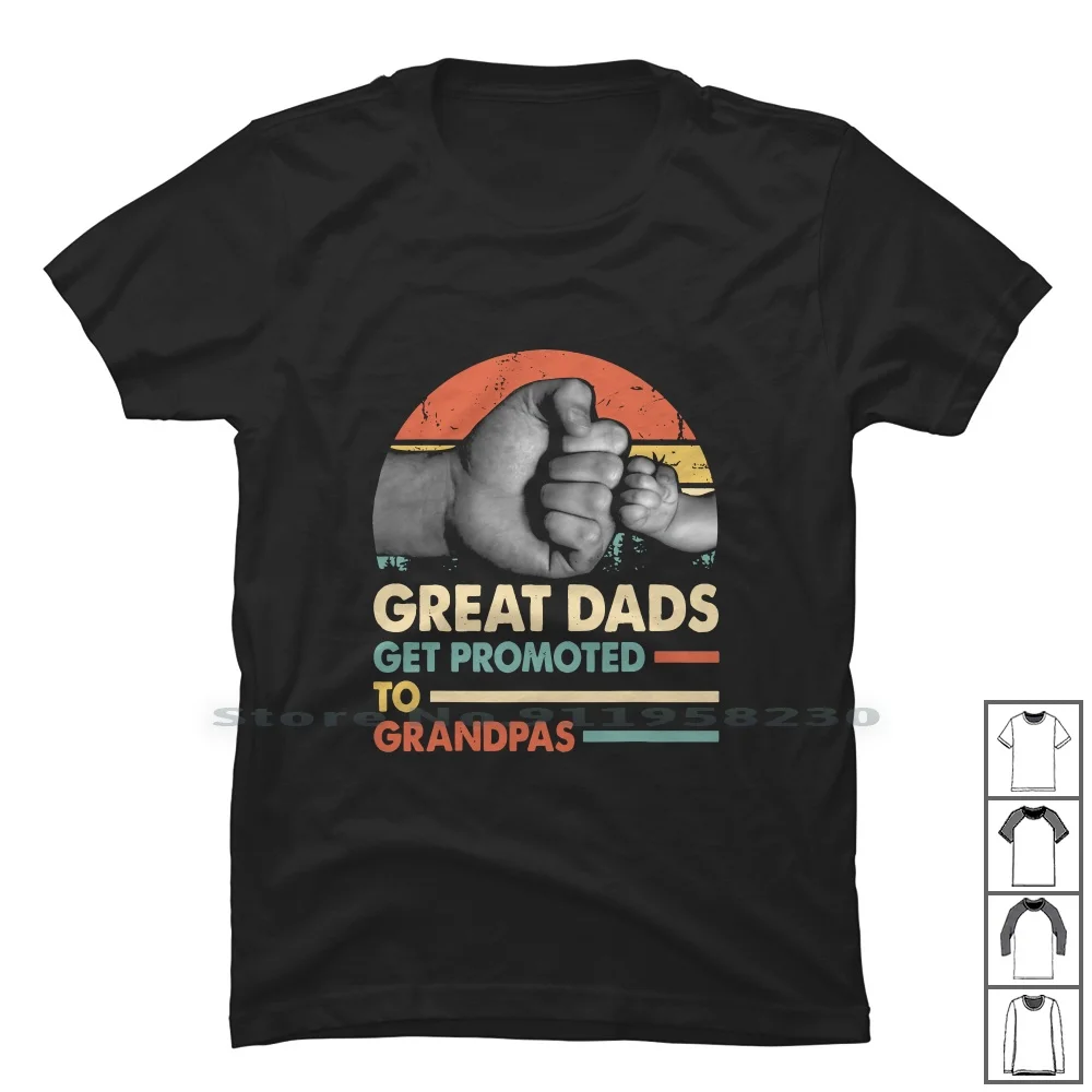 Футболка с надписью Great Dads 100% хлопок отца дочери сына дедушки Grand | Мужская одежда