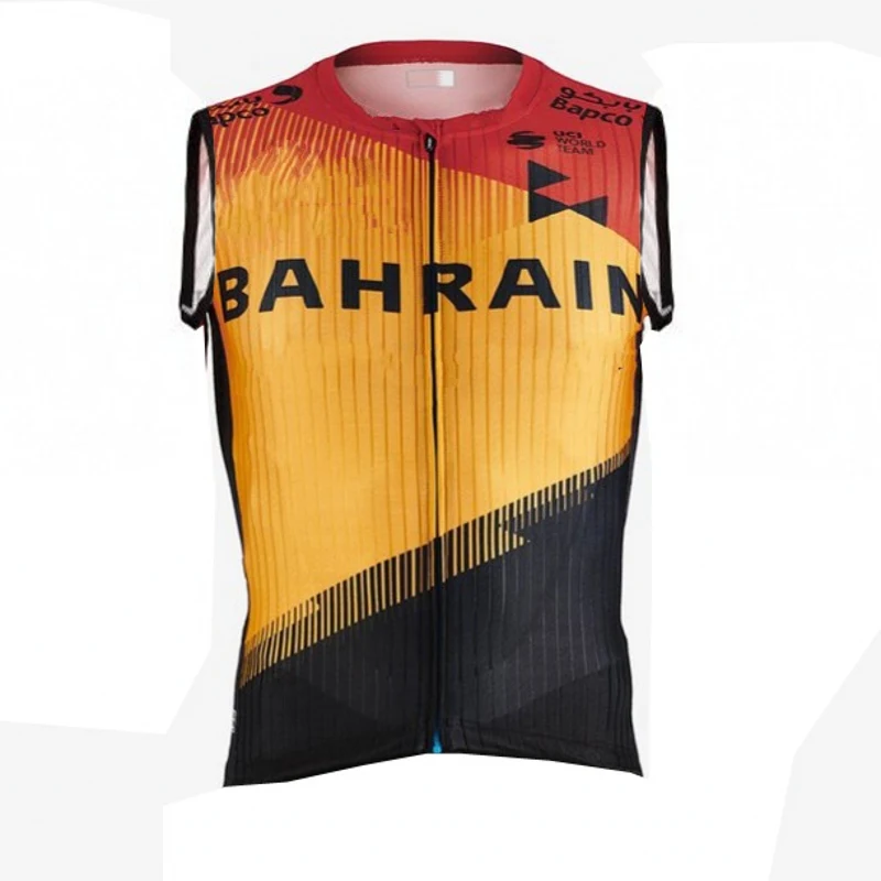 2020 команда Бахрейн ветрозащитный велосипедный жилет дышащий windvest майка без