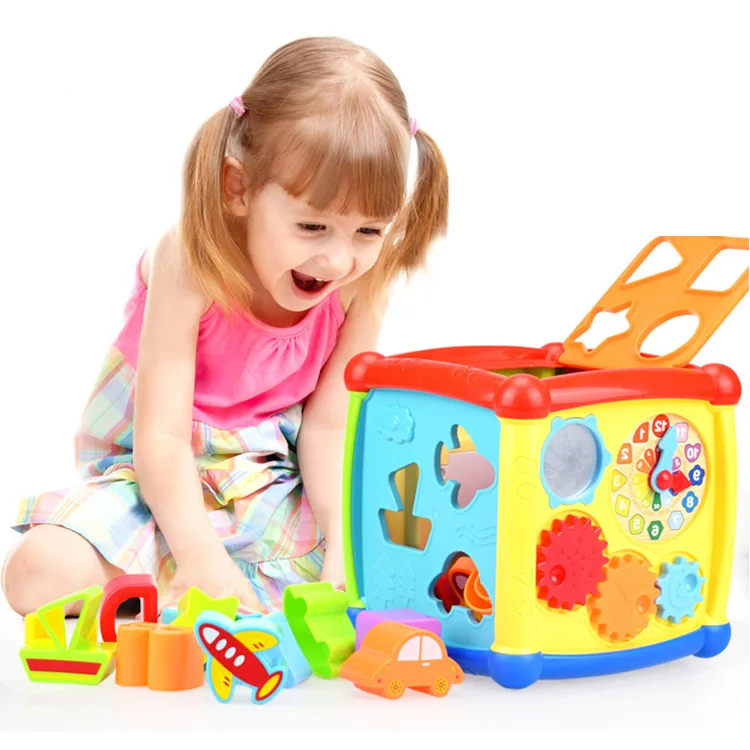 toddler activity cube