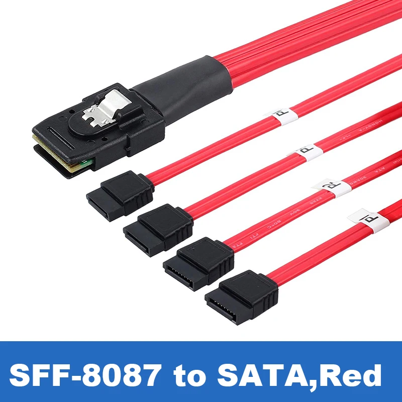 4/6/8個/セットSATA-SATAケーブル、6ポート/セットSATA 3.0データ