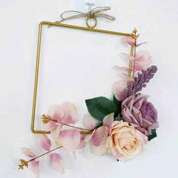 

3Pcs Wedding Simulation Wreath Delicate Deco Wedding Wreath Wall Decor Creative Wreath for Party