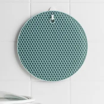 

Silicone Pot Mat Silicone Mat Cup Multifunctional Round And Square Heat Resistant For Kitchen Table Placemats Accessories Tool