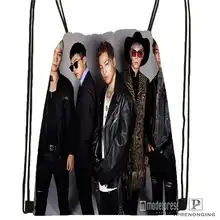 Custom big bang(45) походная сумка на шнурке милый рюкзак для детей(черная спинка) 31x40 см#180612-03-big bang