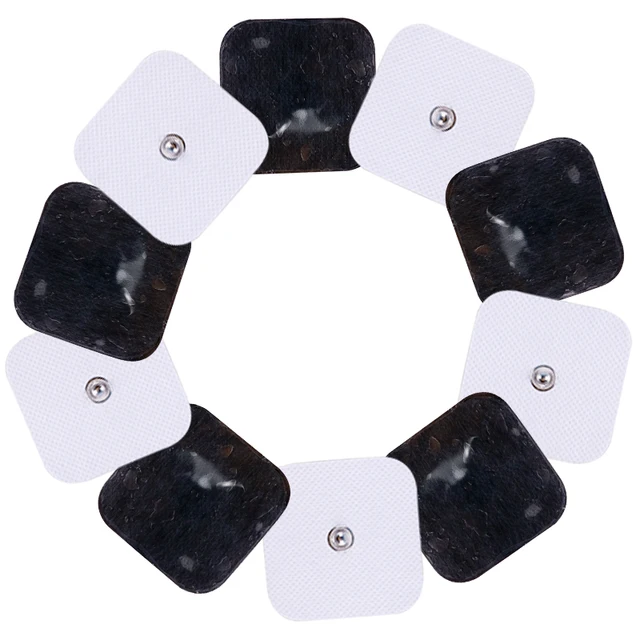 50Pcs EMS Self Adhesive Pulse Gel Electrode Pads Patch For Tens Acupuncture Therapy Body Massager Electrical