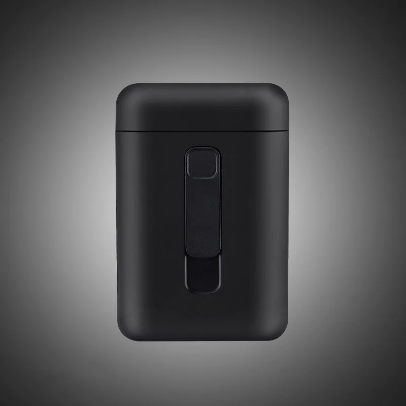 2-в-1 сигареты чехол зарядка через usb коробка зарядки для сигарет; защита от ветра зажигалка для курения металлических электронных сигарет чехол Перезаряжаемые Коробки