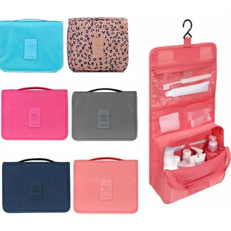 2020 Hot Sale 5Color Hanging Toiletries Bag Makeup Travel Cosmetics Men's Women's Fnishing Shaving Storage | Дом и сад