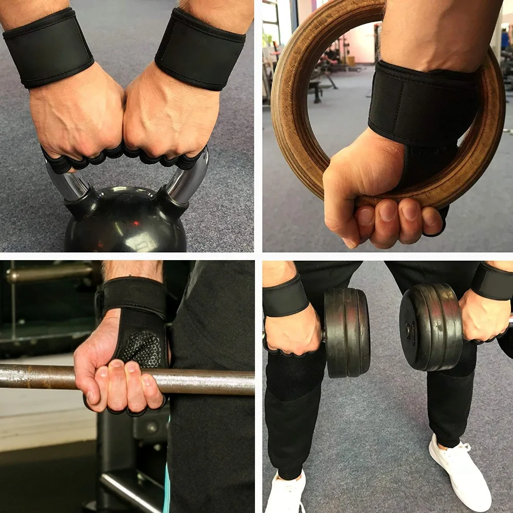 Anti-slip Women Men Fitness Weight Lifting Gloves Training Gym Grips Fitness Gloves Protect Palm For Bodybuilding Gymnastics