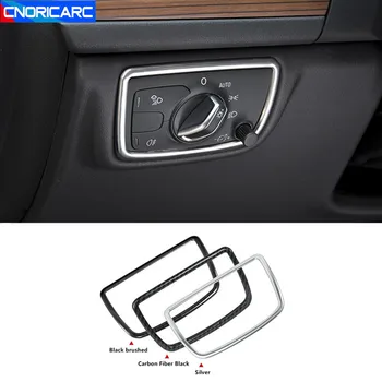 

Car Styling Console Head Light Frame Cover Trim For Audi A6 C7 2012-18 Interior Stainless Steel Sticker