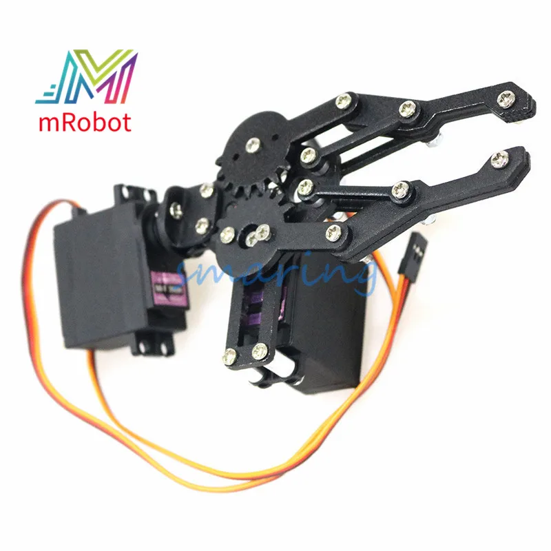 

2 Dof Aluminium Robot Arm Clamp Claw Mount Kit+ MG996/DS3218 Servo For Robotic Manipulator Diy Rc Toy