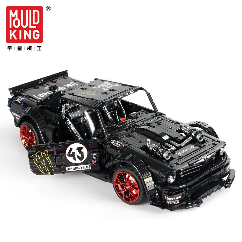 13108 приложение RC Technic автомобиль Ford Mustang Hoonicorn с мотором, совместимым MOC-22970 23009 строительные блоки кирпичи развивающие игрушки