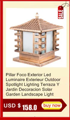 Iluminador лампа ворота Led Terraza Y Jardin Decoracion светильник Exterieur открытый светильник ing Солнечный сад пейзаж светильник