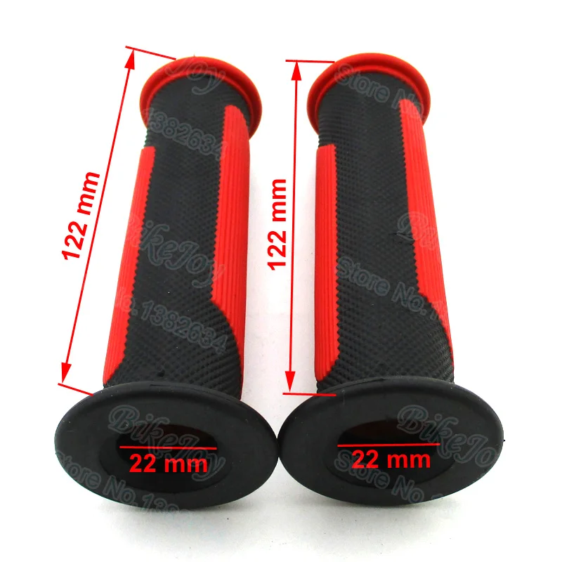 Красный 7/8 ''22 мм ручки для 50cc 70cc 90cc 110cc 125cc 150cc ATV Quad Taotao Sunl Kazuma Rocket Sunl