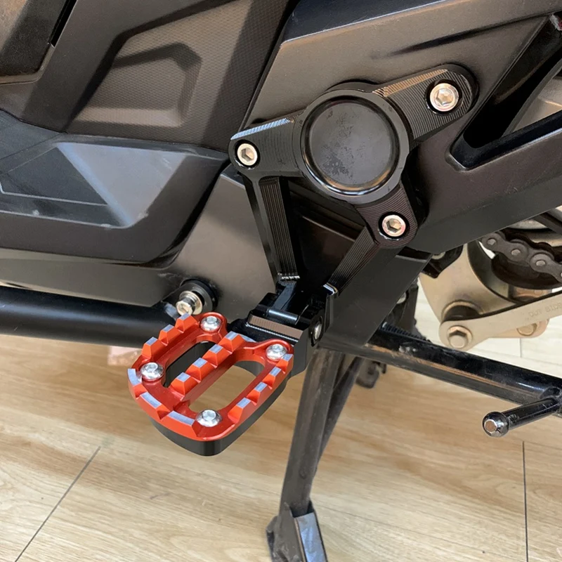 Для Honda X-Adv Xadv X Adv 300 750 1000- аксессуары для мотоциклов складные Задние подножки опора для ног для пассажира красный+ черный