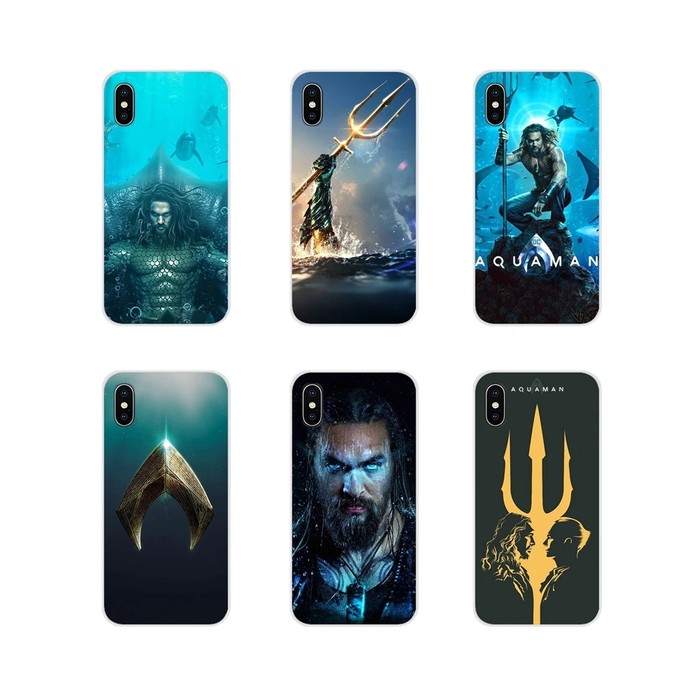 Aquaman King Of Atlantis Movie для Xiaomi Redmi Note 3 4 5 6 7 8 Pro Mi Max Mix 2 2S Pocophone F1 прозрачный мягкий чехол |