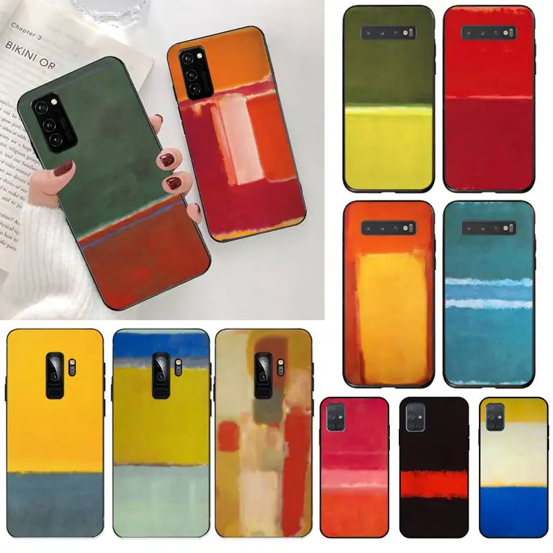 Mark Rothko чехол для Samsung S20 plus Ultra S6 S7 edge S8 S9 S10 5G lite 2020 | Мобильные телефоны и аксессуары