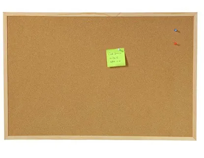 Wall Mounted Cork Board Wood Hanging Message Board 20X30cm