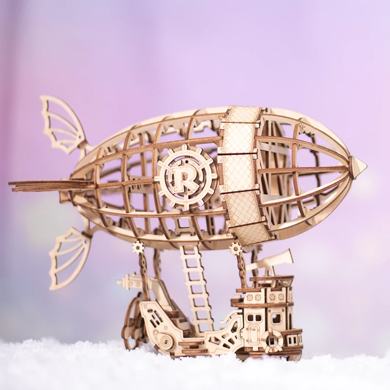Robotime Новое DIY граммофоном 3D игрушки с тыквенная поступление деревянная игра
