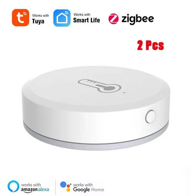 SUXINGJUAN Sensore Intelligente di Temperatura e umidità Tuya ZigBee App Tuya/Smart Life Alimentato a Batteria ZigBee Smart Home Security SUXINGJUAN Sensore Intelligente di Temperatura e umidità Tuya ZigBee App Tuya/Smart Life Alimentato a Batteria ZigBee Smart Home Security