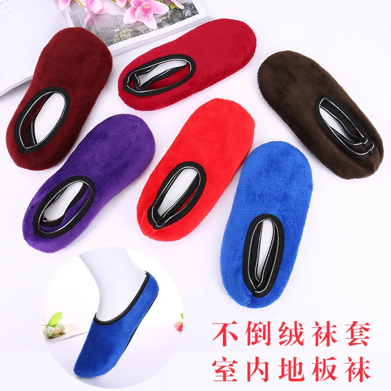 Kids Socks Velvet Thickening Development Center for Indoor Children's Baby Coral Fleece Socks Floor Wear Boy Girl Winter Sokken