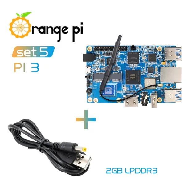 Pi3 Case Ubuntu 4*USB3.0 Support Android 7.0 Debian Orange Pi 3 H6 1000MB Ethernet Port AP6256 WiFi BT5.0 Pi3 Case Ubuntu 4*USB3.0 Support Android 7.0 Debian Orange Pi 3 H6 1000MB Ethernet Port AP6256 WiFi BT5.0
