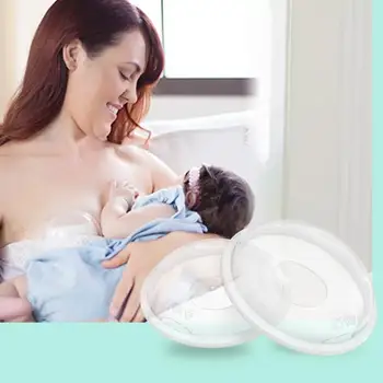 

2PCS Breastfeeding Pads Reusable Breathable Anti-overflow Milk Saver Baby Feeding Nursing Cups