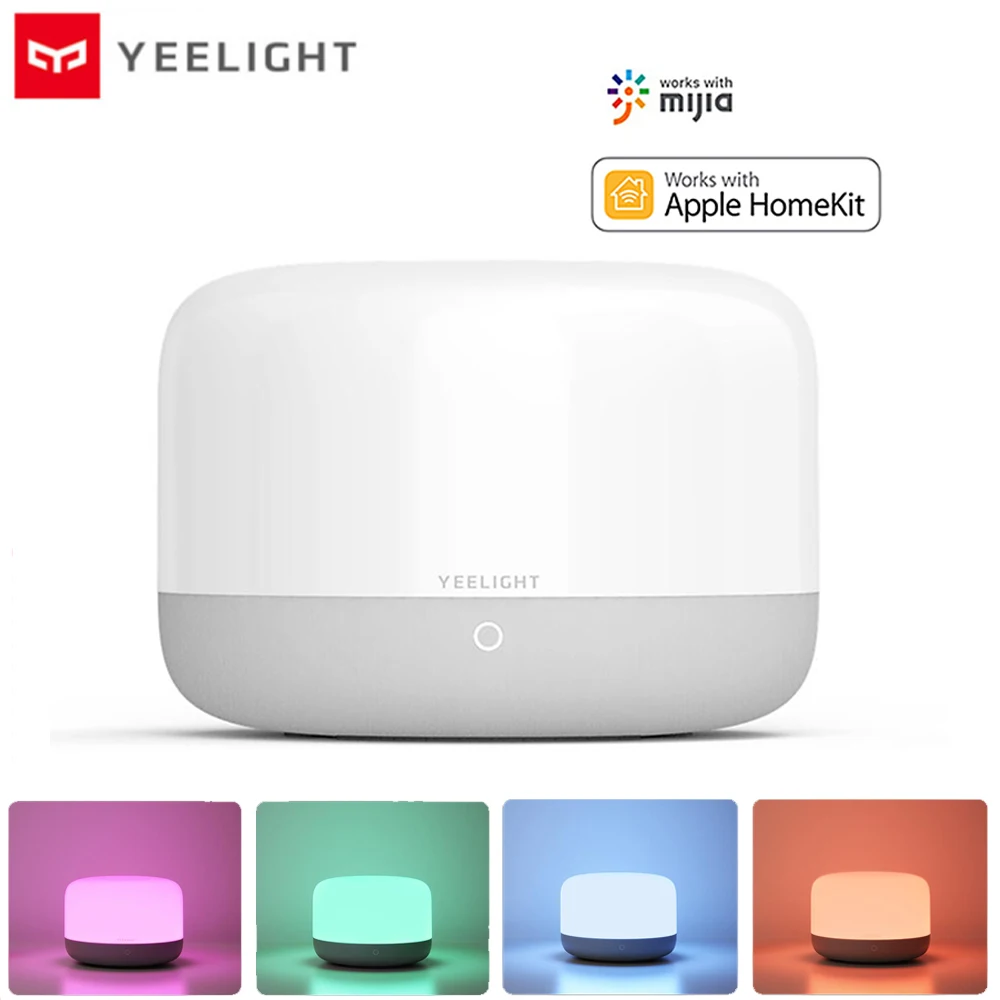 Yeelight Smart LED Nacht Lampe Bunte Nachtlicht Tisch Lampe Weiche Helle APP Stimme Steuerung Unterstützung Apple Homekit und Mijia