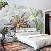 Custom Wallpaper Tropical Rainforest Banana Leaf Hand Painted Art Wall Painting Living Room Bedroom Mural Papel De Parede 3D ► Photo 3/5