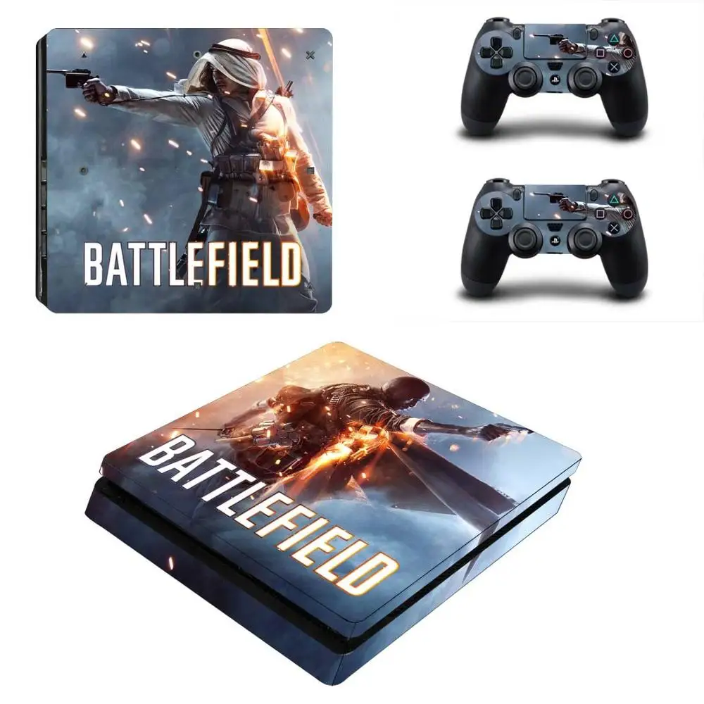 YSP4S-3929 Игра Battlefield PS4 Slim sticker Play station 4 кожа Наклейка для playstation 4 PS4 Slim консоль и контроллер Скины Виниловые - Цвет: YSP4S-3929