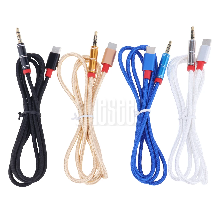 Type C to 3 5mm Headphone Jack 3 5 AUX USB C Cable for Huawei Oneplus Xiaomi Samsung Audio Type C Adapter 500pcs