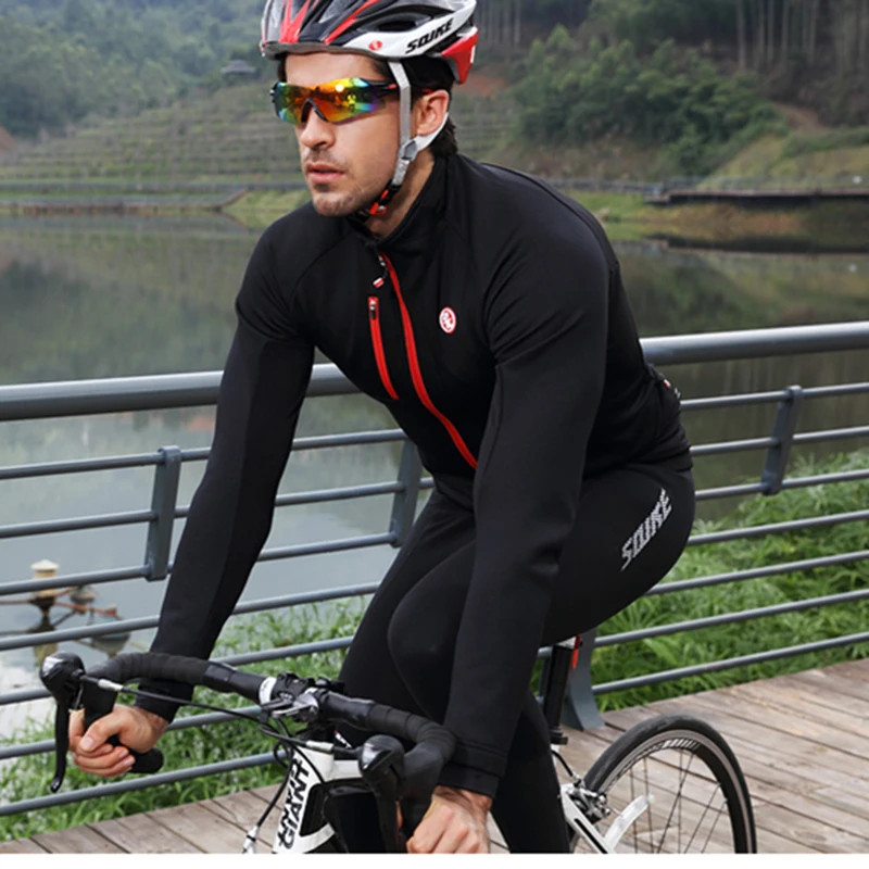 2019 Man's Cycling Jersey Winter Fleece Thermal Warm Bicycle Jersey Windproof Anti-sweat ciclismo Rainproof Riding Bike Jacket