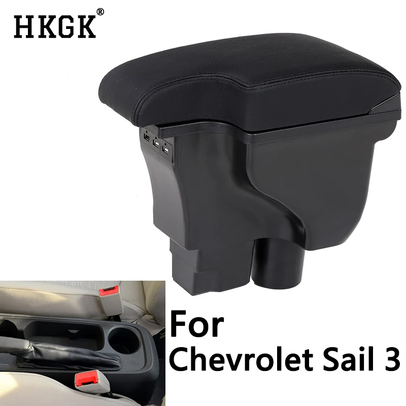 Автомобильный подлокотник для Chevrolet Sail 3 новый ящик хранения центральный