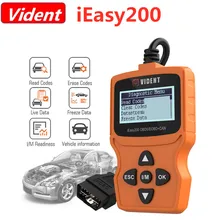 Vident ieasy200 obdii/eobd + pode leitor de código poderoso para verificação de veículo, ferramenta de luz