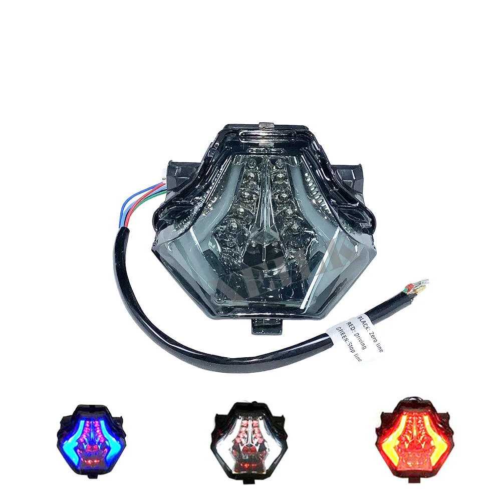 

For YAMAHA MT-07 FZ-07 MT07 FZ07 2014-2016 YZFR25 YZFR3 R25 R3 2014-2017 Integrated LED Tail Lamp Turn Signal Side Marker Light