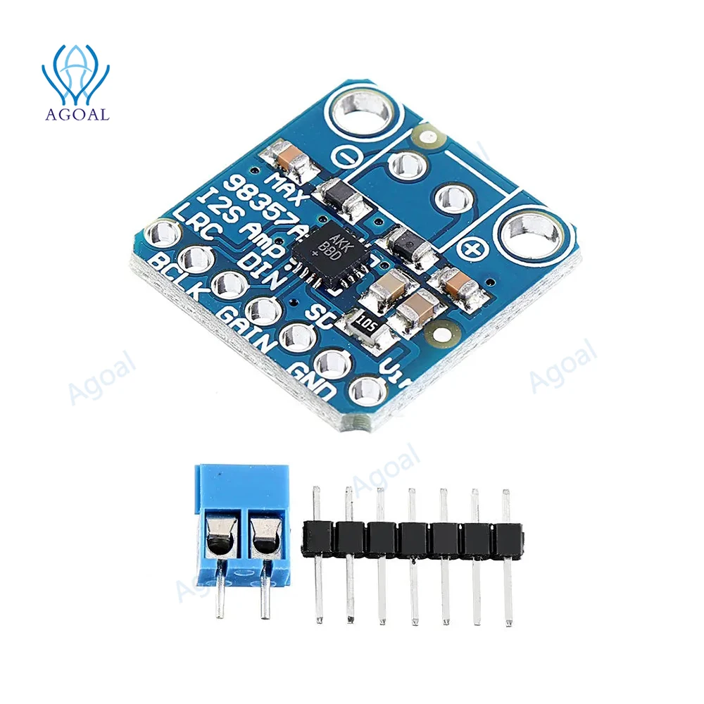 MAX98357 MAX98357A I2S 3W Class D Amplifier Breakout Interface DAC Decoder Audio | Электроника
