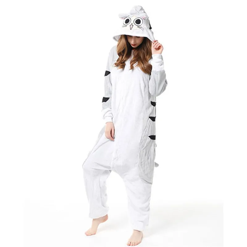 Children Flannel Pajamas Kids Winter Sleepwear Boys Cute Unicorn Stitch Onesies Girls Hooded Pajamas Sets Animal Pyjama Homewear big baby nightgown