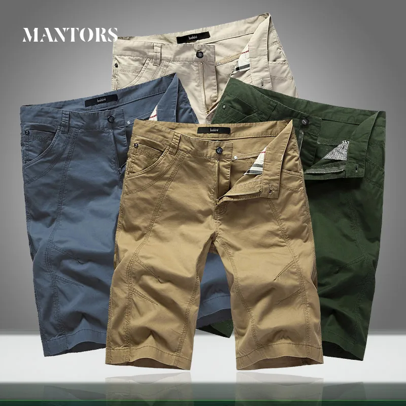 

2020 Summer New Men Military Shorts Casual Loose Knee Length Mens Cargo Tactical Shorts Workout Gym Solid Short Trousers Male