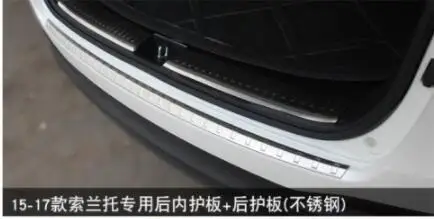 

2015-2017 for Kia Sorento Rear Guard Board Decorative Accessories for Special Backup Box Guard Board