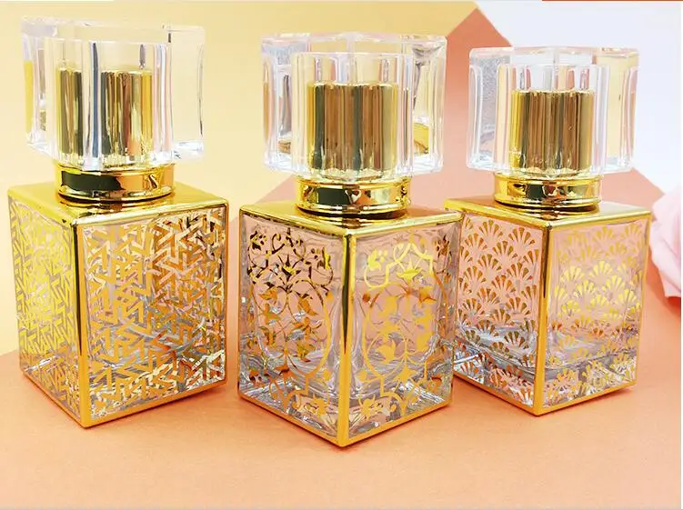 

30ML High Quality Square Bronzing Spray Perfume Empty Bottle 20PCS/LOT