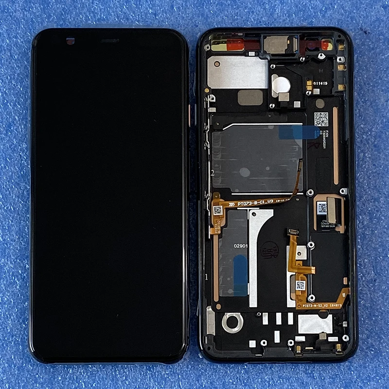 

Orignal For 5.7" HTC Google Pixel 4 Axisinternational Amoled LCD Screen Display+Touch Panel Digitizer Frame For Google Pixel 4