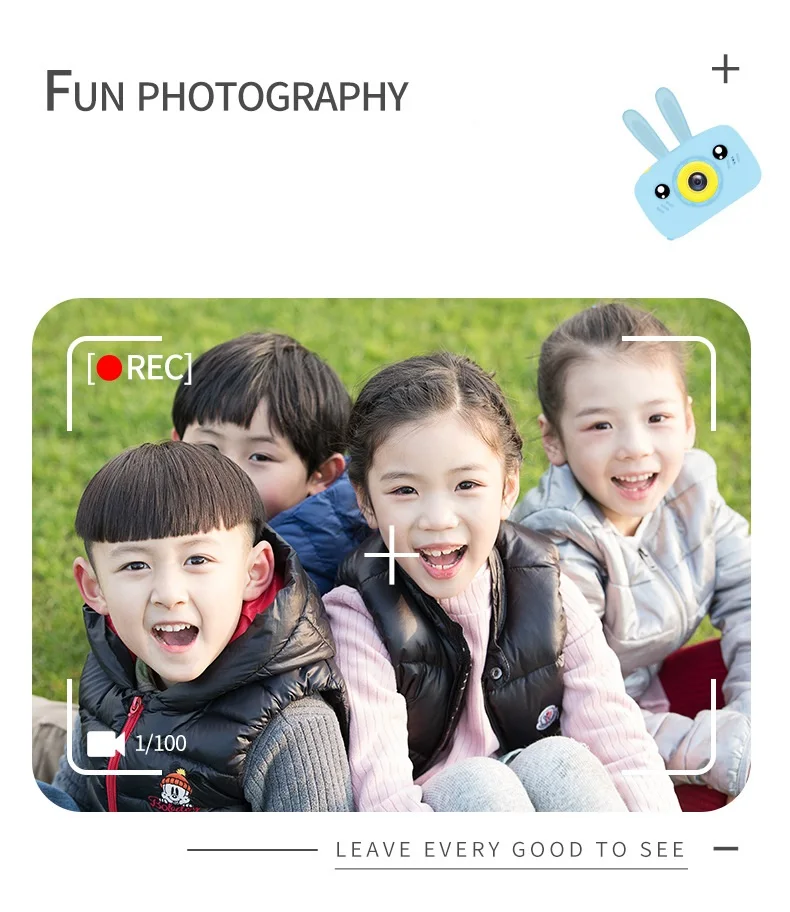 Детская мини-камера Full HD 1080 P, портативная цифровая видеокамера, 2 дюйма, экран, дисплей для детей, для игр, для обучения, камера