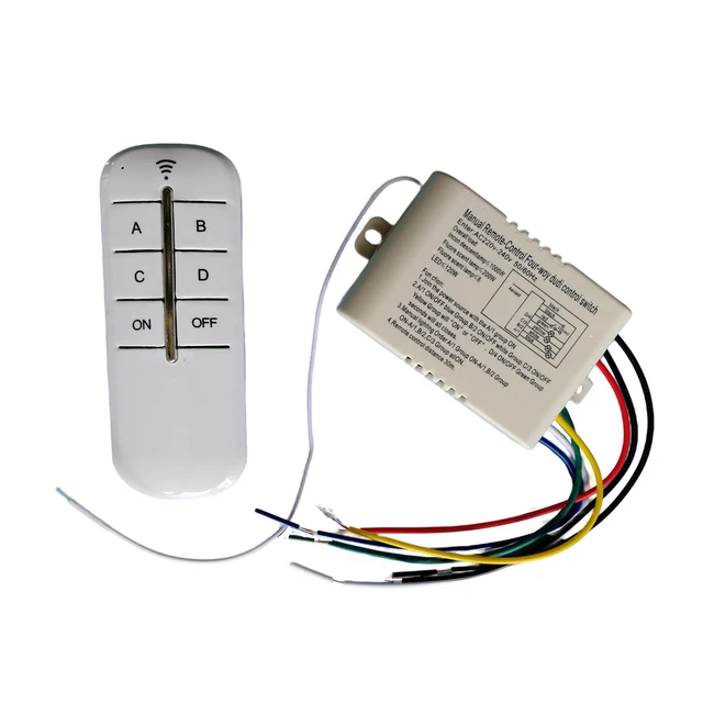 Remote Control Switch  Led Lamp - Way Remote Control Switch Led Lamp 220v  Wireless C - Aliexpress
