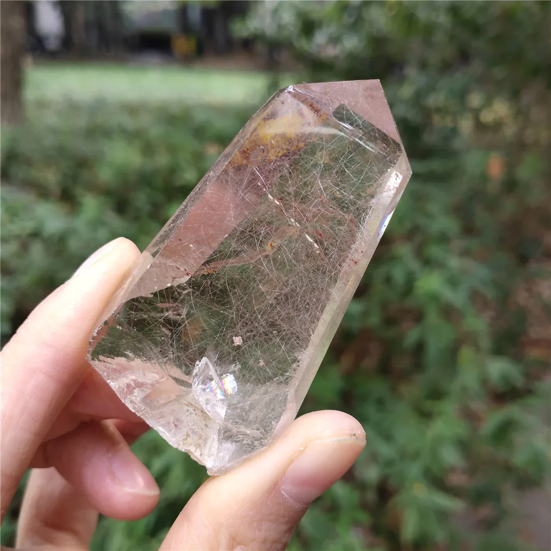 Рутил Кристалл башня камень остров Wicca Декор натуральный кварц кристаллы Cristal Пьер медитация Cristaux для исцеления чакр с помощью рейки