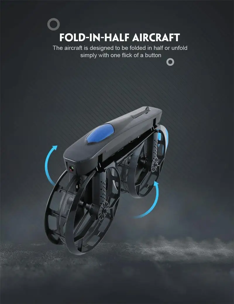 JJRC H45 колесо тележки в форме 720P WiFi FPV селфи Дрон с высоким режимом удержания складной рычаг RC Квадрокоптер детские игрушки